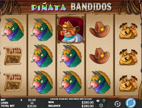 Символы игрового автомата Pinata Bandidos
