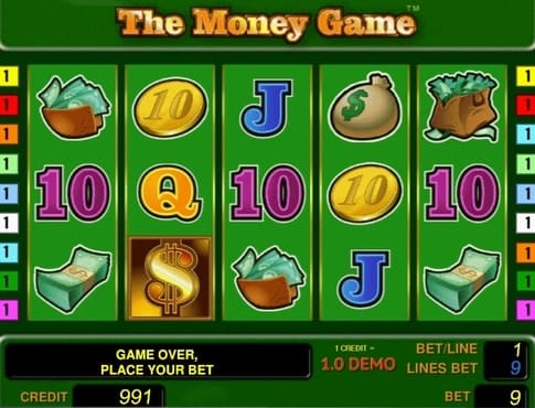 Символы игрового аппарата The Money Game